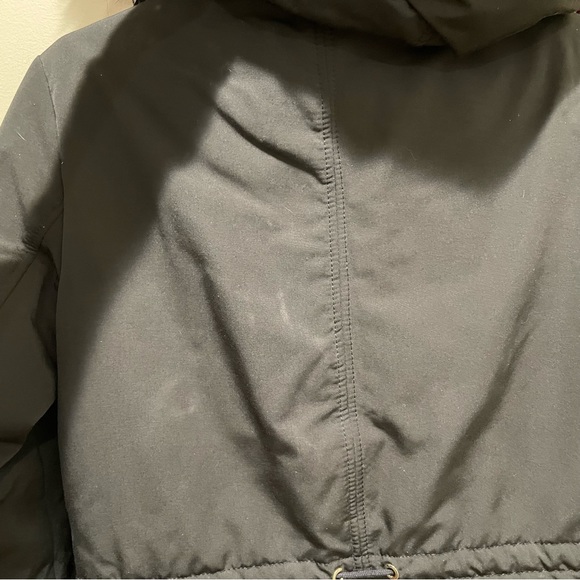 Dex Faux Fur Trim Jacket Black Purple Fur Women’s Size XS - Picture 11 of 12